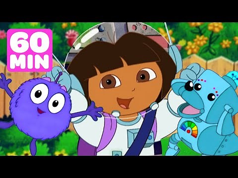 Dora's Robot & Space Alien Adventures! w/ Boots 👽🤖 1 Hour | Dora the Explorer | Dora & Friends