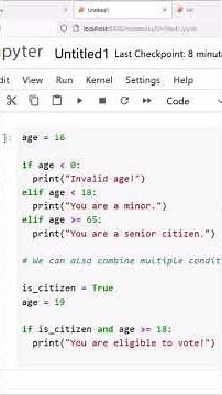 Python If Statement Explained | Control Flow Basics for Beginners