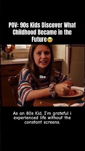 POV: 90s kids discover what childhood became in the future…🥺