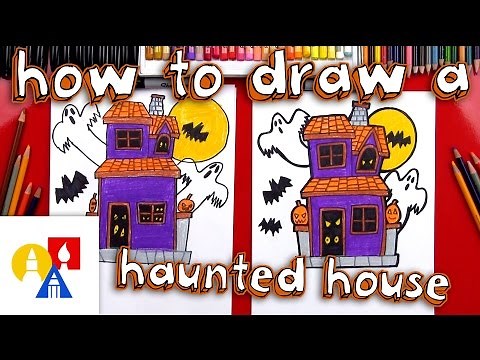 How To Draw A Haunted House