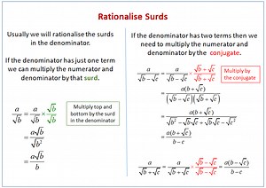 Rationalising Surds (examples, solutions, videos, worksheets, games, activities)