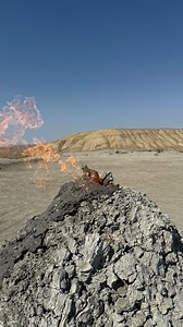 11 reactions | Mud volcanoes in Azerbaijan are natural geological...