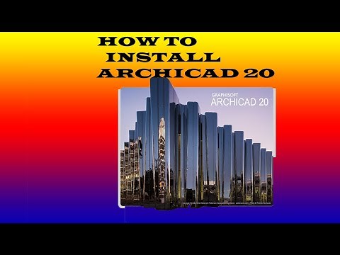 HOW TO INSTALL ARCHICAD V 20 SOFTWARE