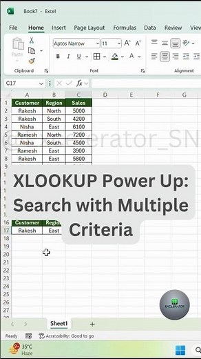XLOOKUP Function in MS Excel | Advanced Excel XLOOKUP Formula | Search with Multiple Criteria