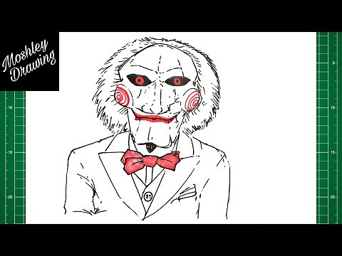 How to Draw Billy The Puppet from Saw