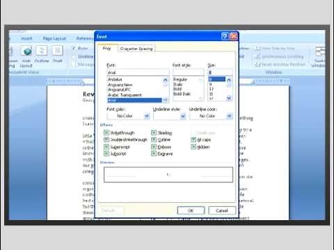 Numbering Paragraphs in MS Word