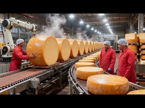 How Cheese Is Made: A Complete Tour of a Modern Dairy Factory/‪@NextEraProcessingZone‬