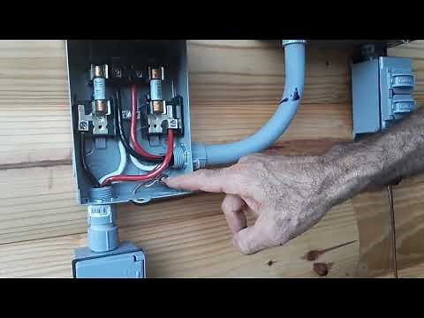 Off Grid Cabin Build | Outside Electrical PANEL for Generator and Solar Power | Episode 15