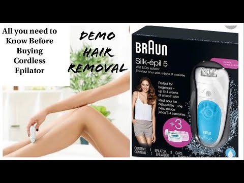 Braun Silk-Epil 5 Wet and Dry Epilator Review and Demo l Zero Waste Life Hair Removal l Sassy Swati