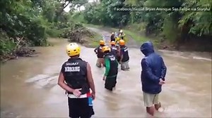 10K views · 69 reactions | A tropical depression swept through the central region of the Philippines on November 9, bringing heavy rain, flooding and landslides. | AccuWeather | Facebook