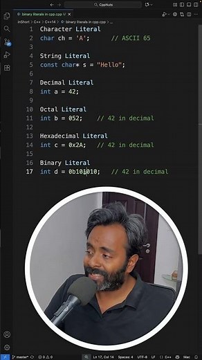 binary literals in c++