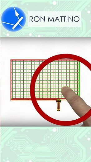 How does Resistive Touchscreen Work? #electronics #diy #touchscreen
