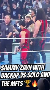 ⭐️5 on 5 Elimination 🚨Solo and MFTs vs Sammy Sammy Zayn and friends #sammyzayne #shortvideo #wwe