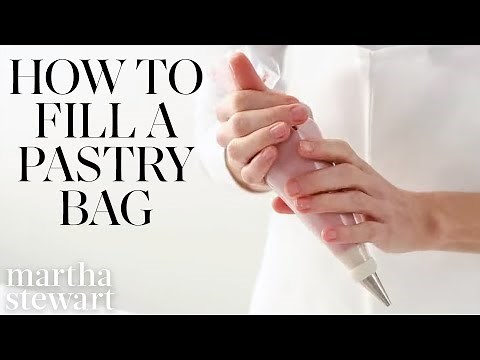 How to Fill a Pastry Bag | Martha Stewart