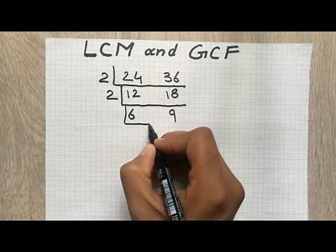 How to Find LCM and GCF Easy Way - The Ladder Method