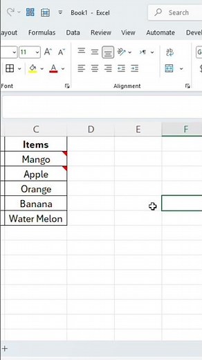 New Note in Excel | Majid Mazin