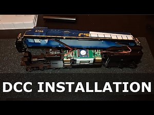 How To Install a DCC Decoder in an Athearn Genesis SD60M HO Scale Locomotive