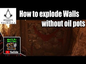 How to Break walls / floors without oil pots - Assassins Creed Valhalla