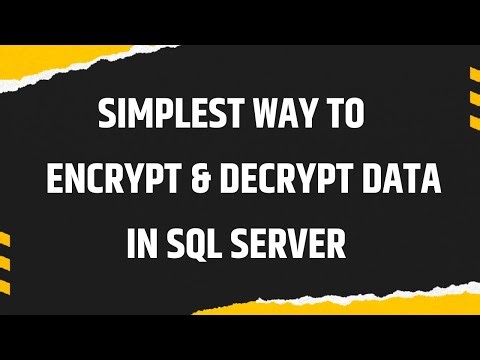 How to Encrypt and Decrypt Data in SQL Server Using EncryptByPassPhrase And DecryptByPassPhrase