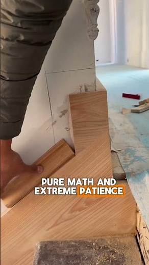 The Secret to Perfect Baseboard Corners! 🛠️ #woodworking #homedecor
