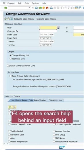 SAP GUI Tips: F4, F2, and F3 Explained 💡