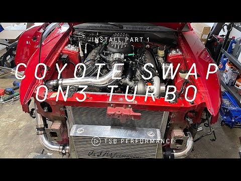 On3 Coyote Swap Turbo Kit Install Part:1