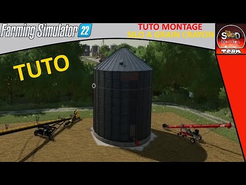 FS22 - TUTO Bien monter les silos à Grain type Crayon