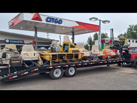 20+ RARE & UNIQUE Vintage Snowmobiles - Will Any RUN?