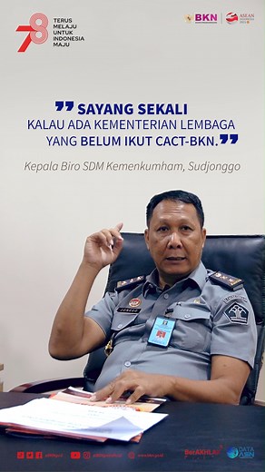 #SobatBKN, Computer Assisted Competency Test (CACT) BKN itu berbeda ya dengan CAT yang biasanya dipakai untuk rekrutmen CASN. Nah, kalau CACT BKN ini salah satu manfaatnya untuk pemetaan profil kompetensi pegawai yang nanti digunakan untuk pengembangan karier PNS ke depannya. Tujuannya ya sudah pasti untuk meningkatkan pelayanan kepada masyarakat. Karena manfaat tersebut, beberapa instansi sudah menggunakan CACT BKN ini untuk pemetaan profil kompetensi PNS di instansi, seperti Kemenkumham nih. S