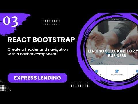 React Bootstrap #3 – Create Header & Navigation with Navbar Component