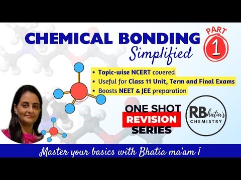Chemical Bonding Class 11 | Full Chapter Revision Part 1 | NCERT | NEET & JEE Main/Advanced 2025