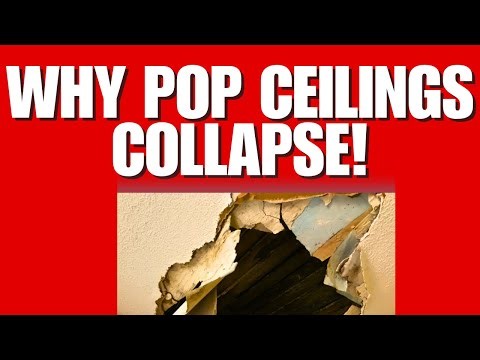 WHY YOUR POP CEILINGS FALLS AND HOW TO STOP IT.