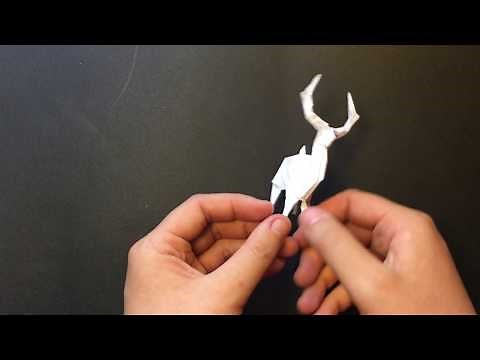 How to Fold an Origami Reindeer