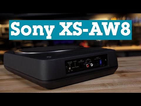 Sony XS-AW8 compact powered subwoofer | Crutchfield