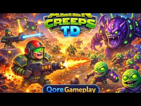 Alien Creeps TD | Epic Tower Defense Strategy Gameplay Walkthrough (Android/iOS)