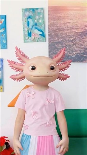 Where does the magical axolotl live? Learn animals with fun animations #kids #animals #learn