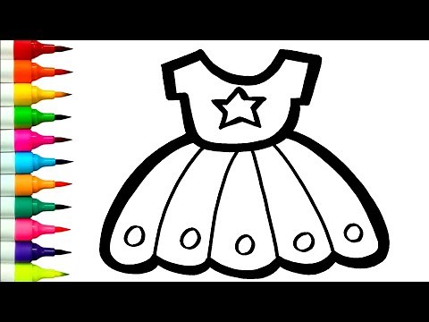 HOW TO DRAW A DRESS | Easy Step-by-Step Tutorial