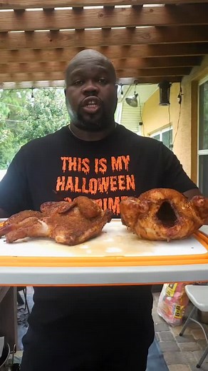 3.6K views · 647 reactions | One guy claimed "basically cuts my cook time in half." You sir, sit on a "throne of lies." #cookinwidkunchi spatchcock #stopthecap Do what you want. Don't lie! | Cookin Wid Kunchi | Facebook