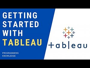 Tableau Tutorial for Beginners 1 - Getting Started with Tableau