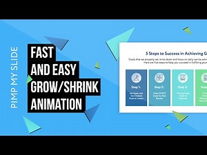Fast & Easy Grow/Shrink Animation in PowerPoint | 5 Minute Presentation