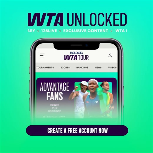 2.5K views · 18 reactions | Join WTA Unlocked today to get exclusive access to:  Tennis news  Match streams  Fantasy games 朗 + so much more! Register for free ⬇️ | WTA | Facebook