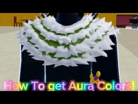 How To Get Aura Colors In Blox Fruits! Roblox Tutorial