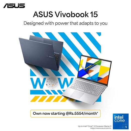 10K views · 23 reactions | Introducing the new ASUS Vivobook 15, your essential tool for getting things done easier, anywhere. Now powered by up to Intel® Core™ 5 Processor -120U (Series 1) processor. Know more: https://in.asus.click/gtgjrM [ASUS India, laptops, Vivobook 15, Intel Core 5, Vivobook laptop ] | ASUS | Facebook