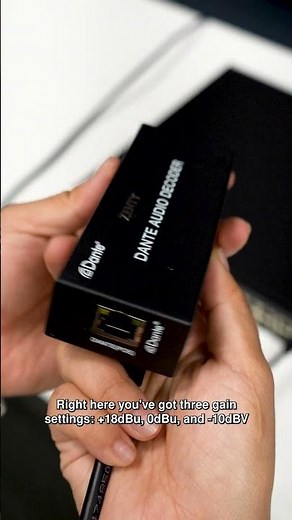 From analog to Dante in seconds, here’s how it works 🎶⚡