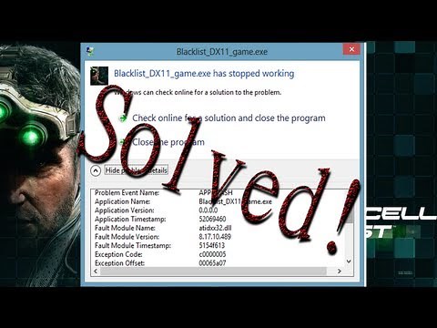 [Legacy/Outdated] Fix Splinter cell: Blacklist Crash / Out of memory