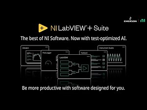 NI LabVIEW+ Suite. Now with test-optimized AI
