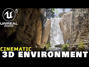 Cave Waterfall Unreal Engine 3D Environment Tutorial