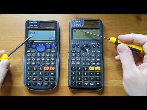 Casio FX-85 calculator comparisons between versions