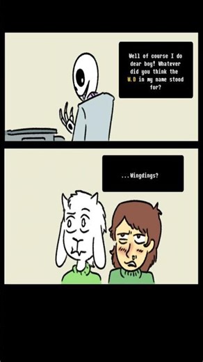 What the "W.D." in "W.D. Gaster" Stands For (Undertale Comic Dub)