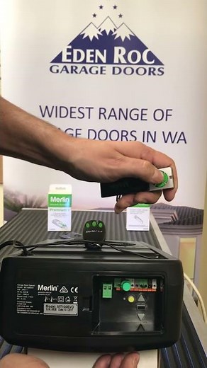 How to code in Merlin garage door remotes